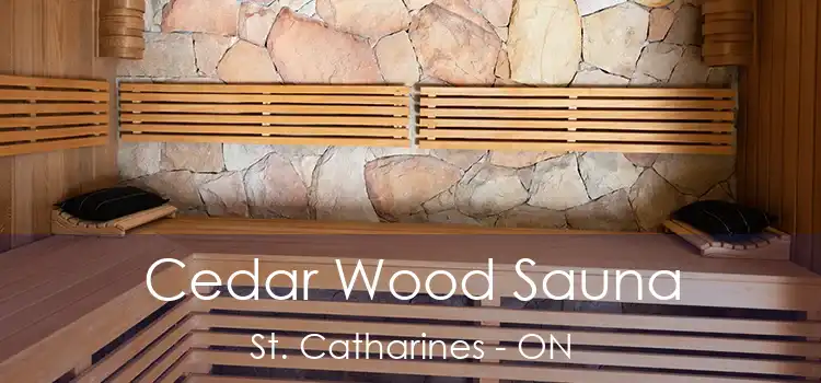  Cedar Wood Sauna St. Catharines - ON