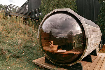 panoramic view sauna in St. Catharines, ON