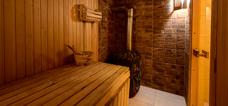 Traditional Sauna Cabin Conversion in St. Catharines, Ontario