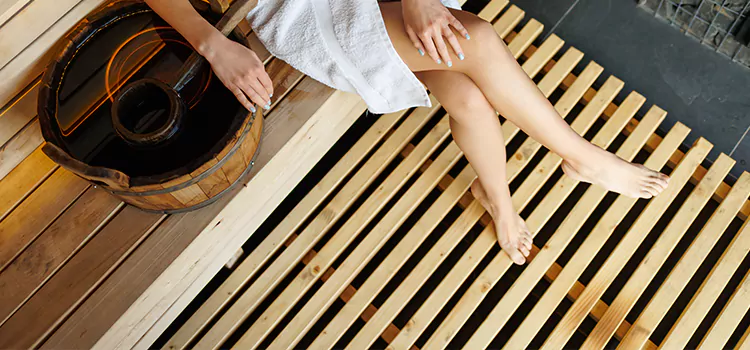 Composite Sauna Deck Installation in St. Catharines, ON