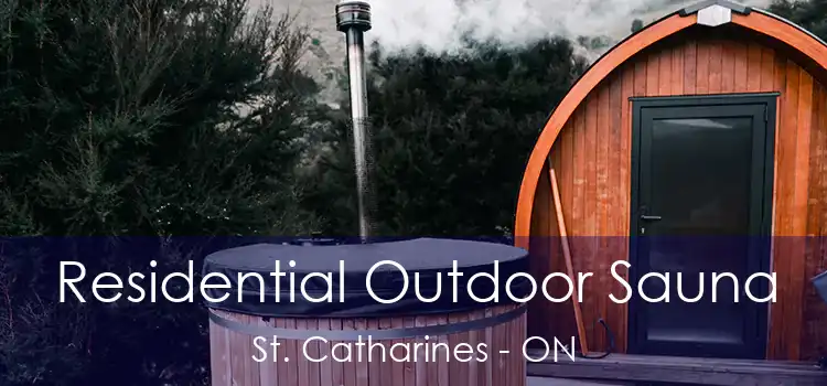  Residential Outdoor Sauna St. Catharines - ON